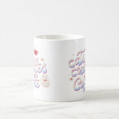Süße Illustrationskunst für beste Freunde Kaffeetasse (Mittel)