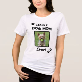 Süße individualisierte beste Hund Katze Mama Mutti Tri-Blend Shirt
