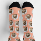 Süße individuelle Katzenfoto-Socken Socken (Oben)