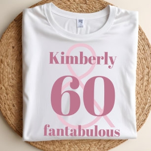 Süße individuelle Namen 60. Geburtstagsfeier T-Shirt