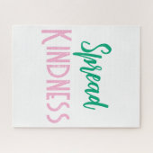 Süße inspirierende Verbreitung Freundlichkeit Puzz Puzzle (Horizontal)