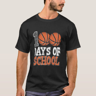 Süße intelligente Basketball-Lehrerin 100. Schulta T-Shirt