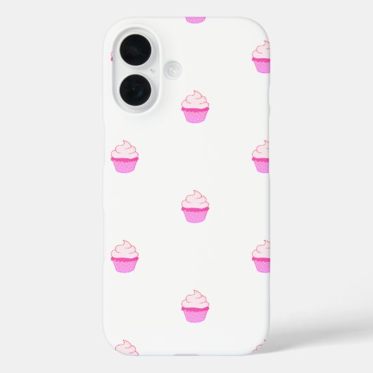 Süße iPhone-Hülle mit rosa Cupcake Case-Mate iPhone Hülle (Rückseite)