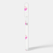 Süße iPhone-Hülle mit rosa Cupcake Case-Mate iPhone Hülle (Rückseite / Links)