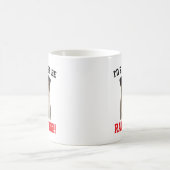 Süße Jack Russell 'Ich bin lieber RATTING' Tasse (Mittel)