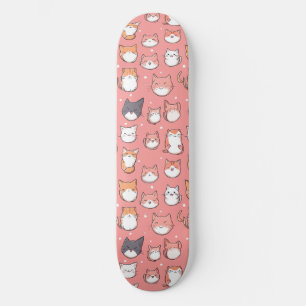 Süße japanische Anime-Katzen-Muster-Skateboard Skateboard