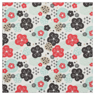 Süße japanische Musterdesign Stoff