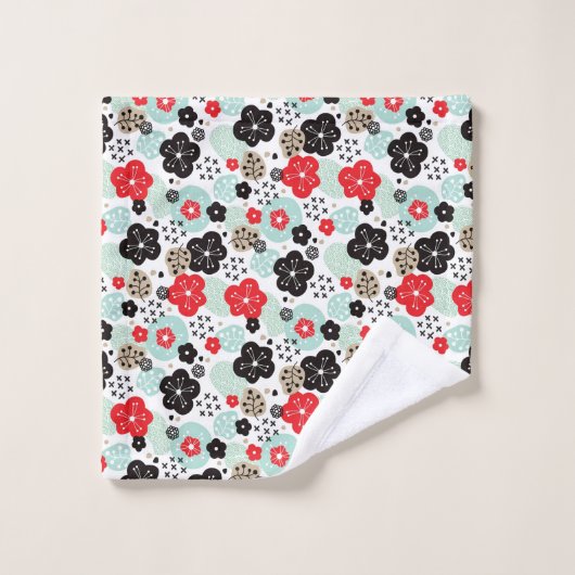 Süße japanische Musterdesign Waschlappen (Waschlappen)