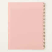 Süße Jersey-Kuh Rosa Blumenmuster Planer (Rückseite)
