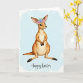 Süße Joey Frühlingskarte Karte (Gelbe Blume)