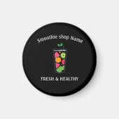 Süße Joghurt-Smoothies Fruchtsaft Bar Shop Magnet (Vorne)