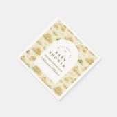 Süße Jungle-Safari-Baby-Party Serviette (Ecke)