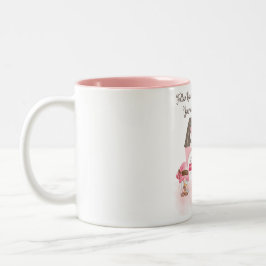 Süße Kaffee-Gnome-Tasse Zweifarbige Tasse