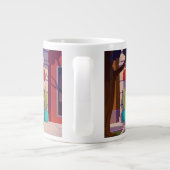 Süße Kaffee Shop Wrap-Around Design Jumbo-Tasse (Rückseite)