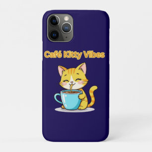 **Süße Kaffeekatze – Adorable Katze trinkt Kaffee Case-Mate iPhone Hülle