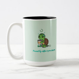 Süße Kaffeeschildkröten-Tasse Zweifarbige Tasse
