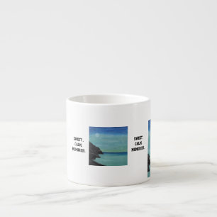 Süße Kaffeetasse, beginnen Sie Ihren Tag mit süßen Espressotasse