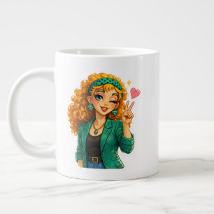 Süße Kaffeetasse – Perfekt für alltägliche Schluck Jumbo-Tasse