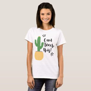 Süße Kaktus-Zitate T-Shirt