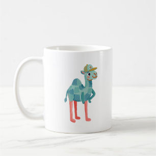 Süße Kamel-Klassiktasse Folk Art Kaffeetasse