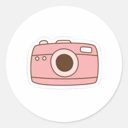 Süße Kamera Kawaii Aufkleber (Vorderseite)