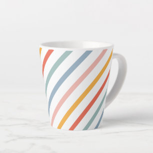 Süße kandierte diagonale Streifen Milchtasse