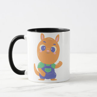 Süße Känguru-Tasse Tasse