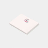 Süße Kaninchen teilen ein Herz Post-it Klebezettel (angewinkelt)