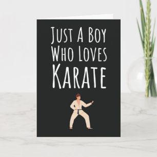 Süße Karate-Karten für Baby-Jungen Kinder Spieler Karte