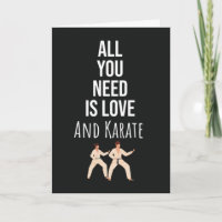 Süße Karate-Karten Kampfsport für Kinder Sport