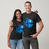Süße Karierte Fische T-Shirt (Unisex)