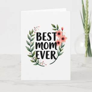 Süße Karte für die beste Mama der Welt