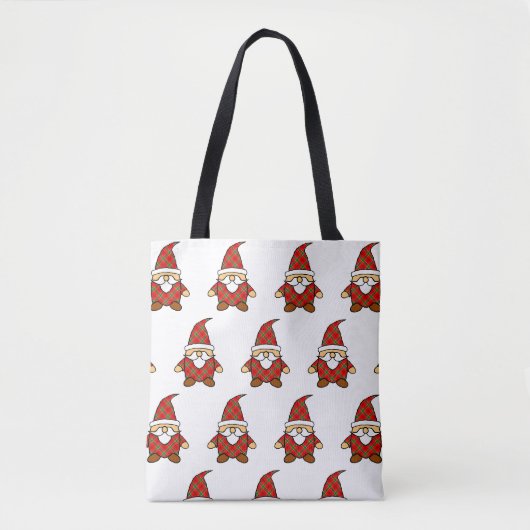 Süße Karton-Gnom-Muster-Tasche Tasche (Vorderseite)