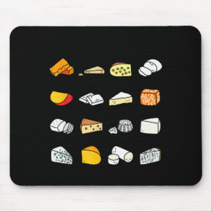 Süße Käsesorten Lustiger Milchliebhaber Mousepad