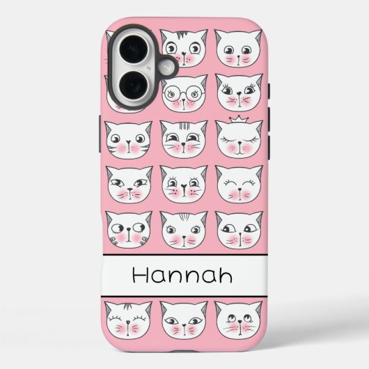 Süße Kätzchen Case-Mate iPhone Hülle (Rückseite)