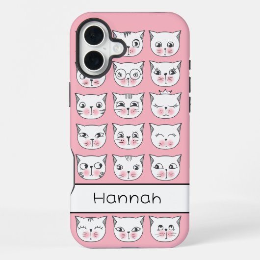 Süße Kätzchen iPhone Hülle (Rückseite)