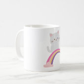 Süße Kätzchen Katze Kaffeetasse (Vorderseite Links)