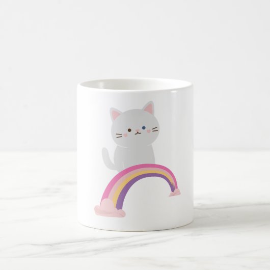 Süße Kätzchen Katze Kaffeetasse (Mittel)