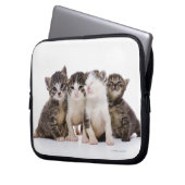 Süße Kätzchen Laptopschutzhülle (Vorderseite Links)