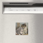 Süße Kätzchen Magnet (In Situ (Geschirrspüler))