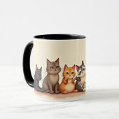 Süße Kätzchen Tasse (Vorderseite Links)
