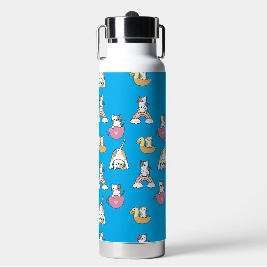 Süße Kätzchen Trinkflasche (Vorderseite)