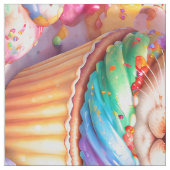 Süße Kätzchen und Cupcakes, Stoff Regenbogen süß t (Muster)
