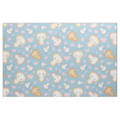 Süße Kätzchen und Herzen Muster Stoff (Fat Quarter (45,7 x 55,9 cm))