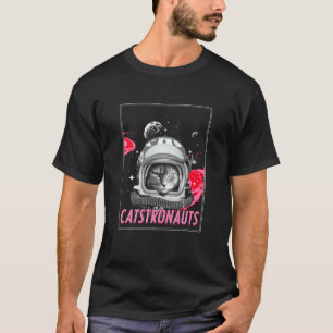 Süße Katze Astronaut Feline Raum Haustierbesitzer T-Shirt