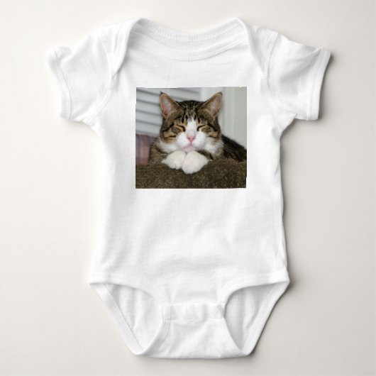 Süße Katze Baby Strampler (Vorderseite)