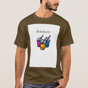 süße Katze Bobaholic 1 T-Shirt