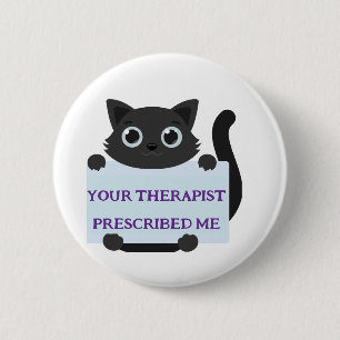 Süße Katze Button