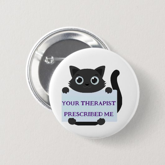 Süße Katze Button (Vorne & Hinten)