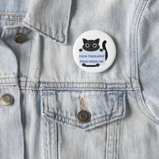 Süße Katze  Button (Beispiel)